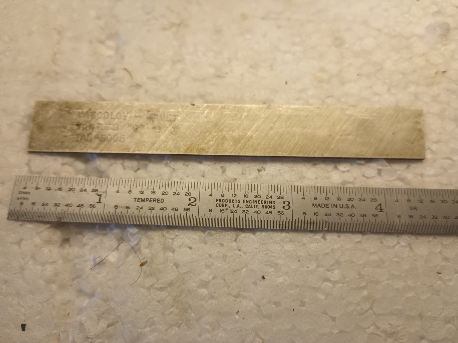 Vascoloy HS Tantung Ramet Cutoff Parting Blade 1/8" X 5/8" X 4.5" USA