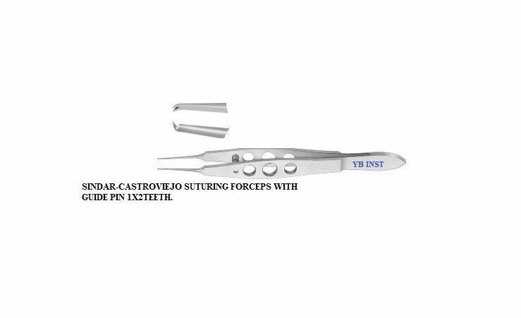 O R GRADE SINDER-CASTROVIEJO SUTURING FORCEPS 4.5"