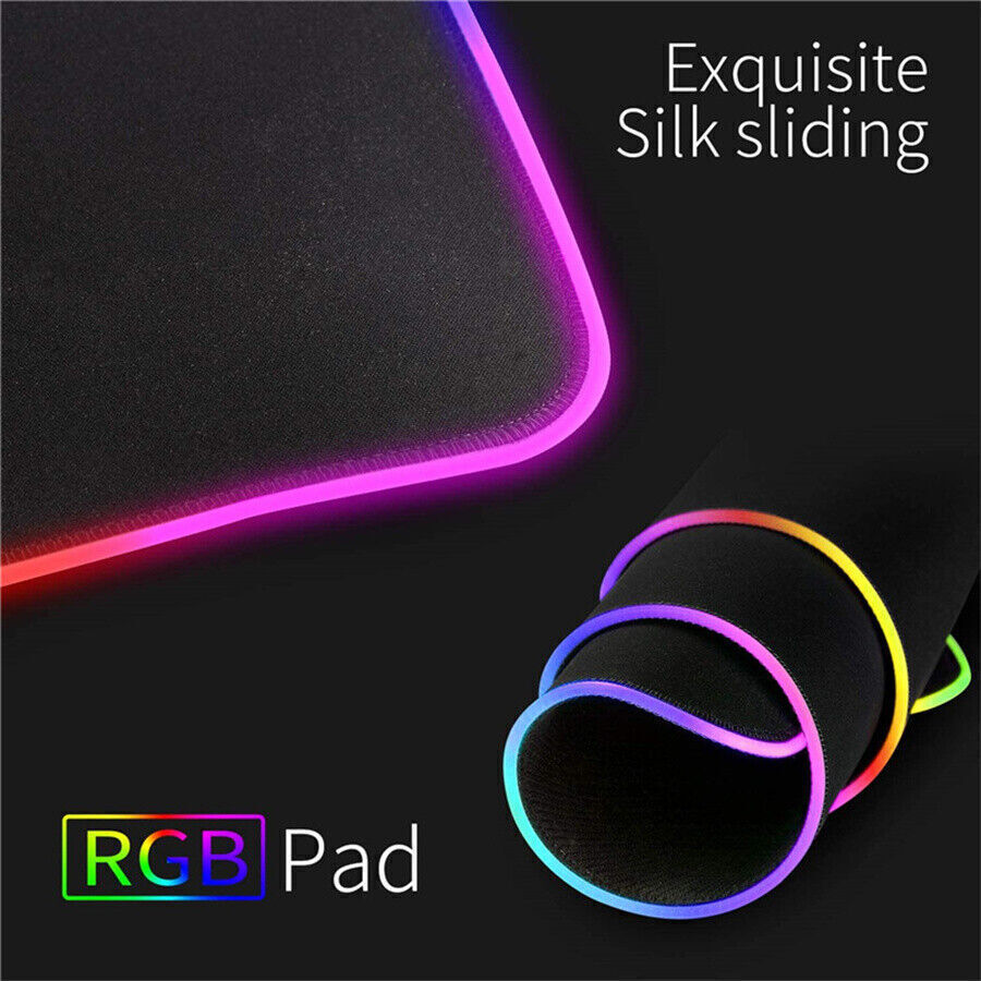 RGB Game Mouse Pad Led Computer Mousepad Backlight Carpet For keyboard Desk Mat