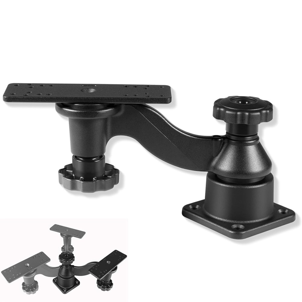 Fishfinder Mount with 6-inch Swing Arm for Fishfinders& Chartplotters for Garmin