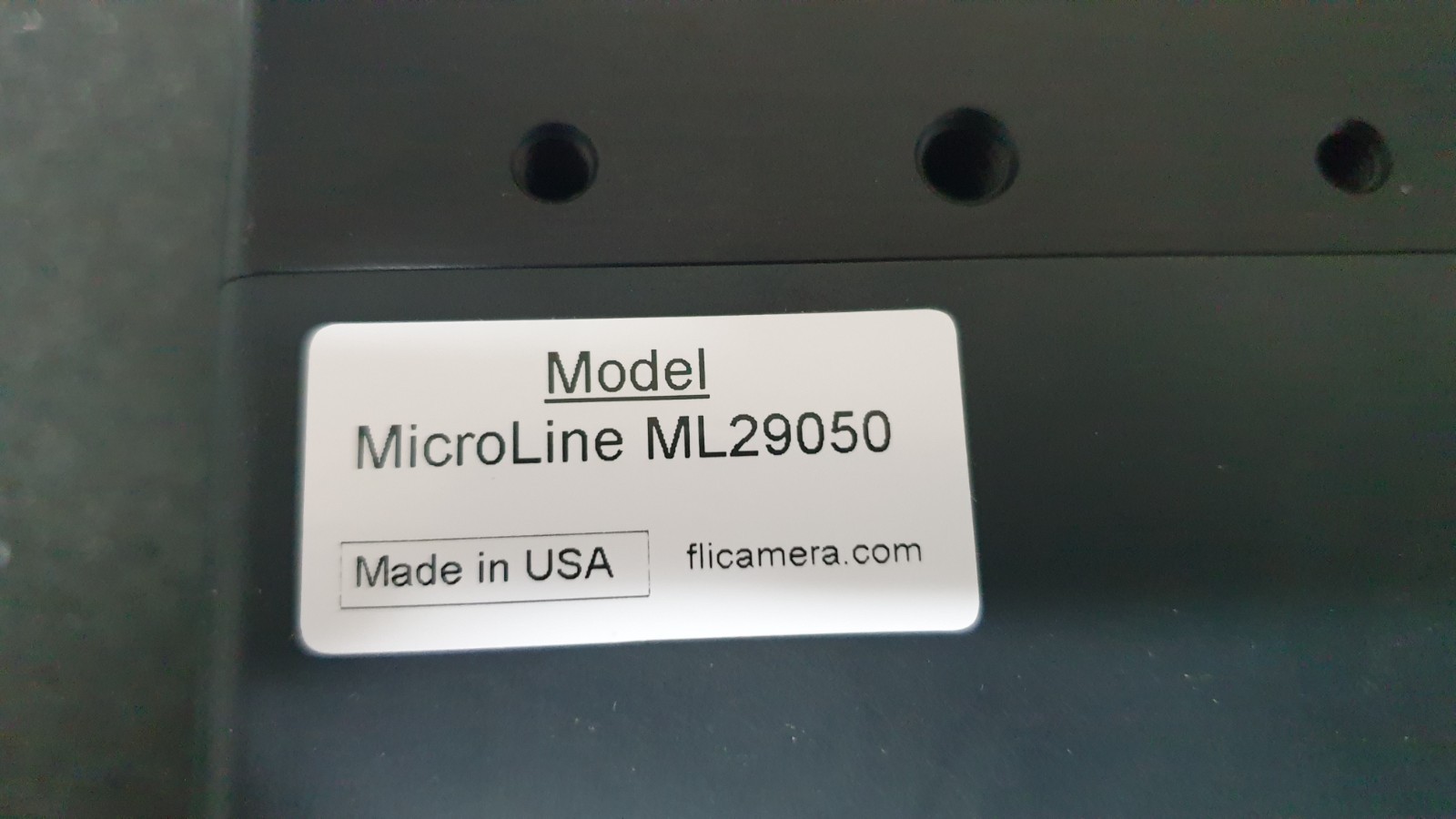 FLI Finger Lakes Instrumentation MicroLine ML29050 CCD Camera System