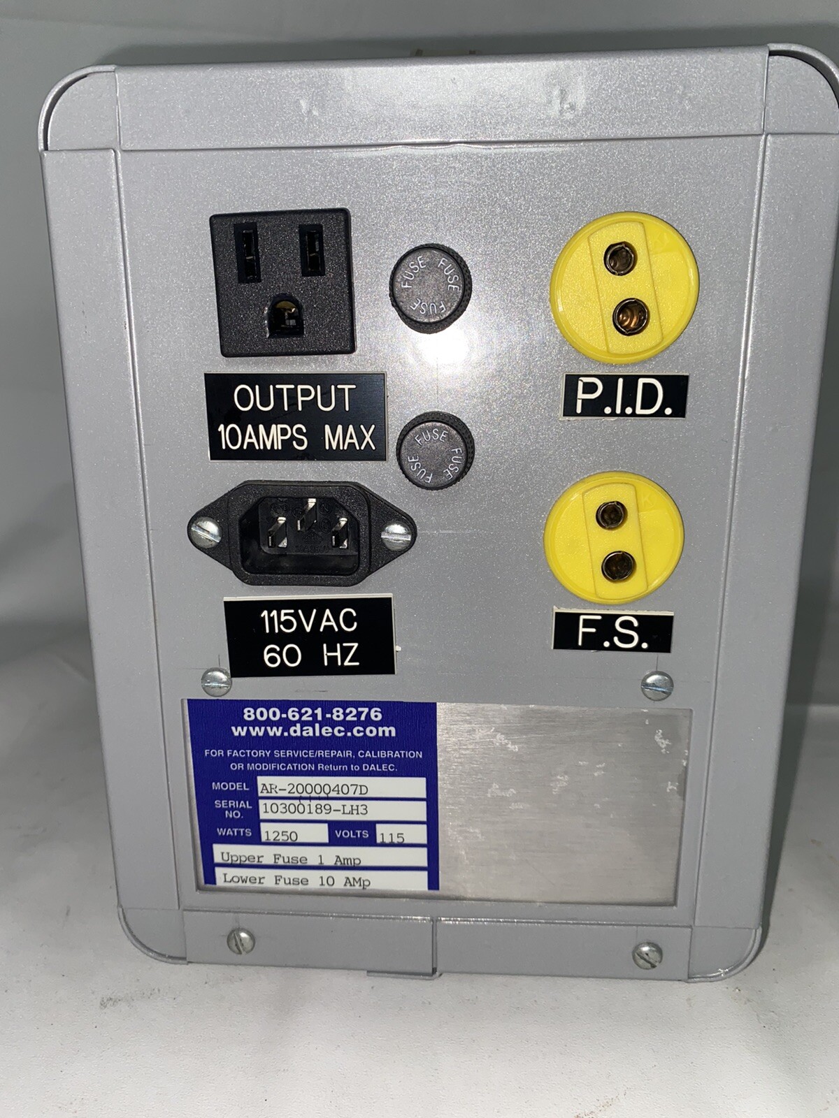 Dalec AR-20000407D, Dalec Temperature Controller, Dalec Lab Controller, Dalec