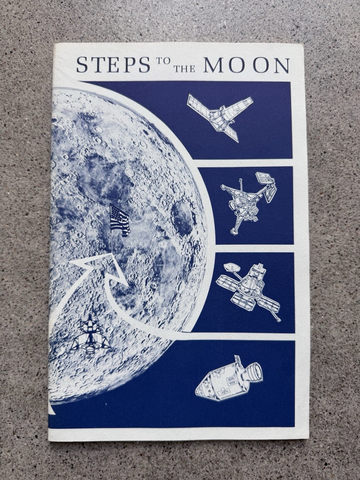 Steps to the Moon | 1970 NASA USGS Booklet Apollo Era | GPO Science Pamphlet