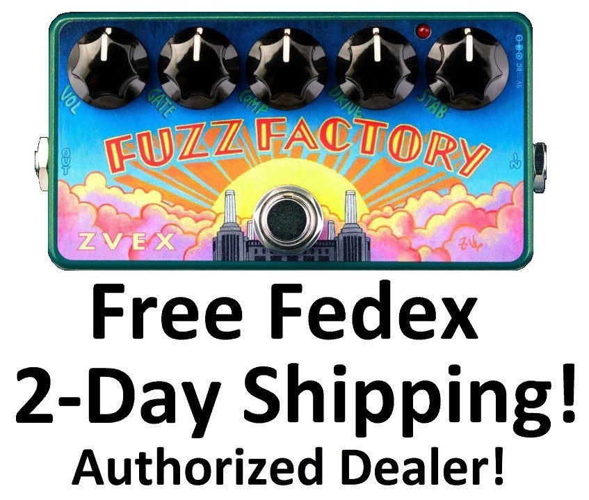 New ZVEX Vexter Fuzz Factory Guitar Effects Pedal