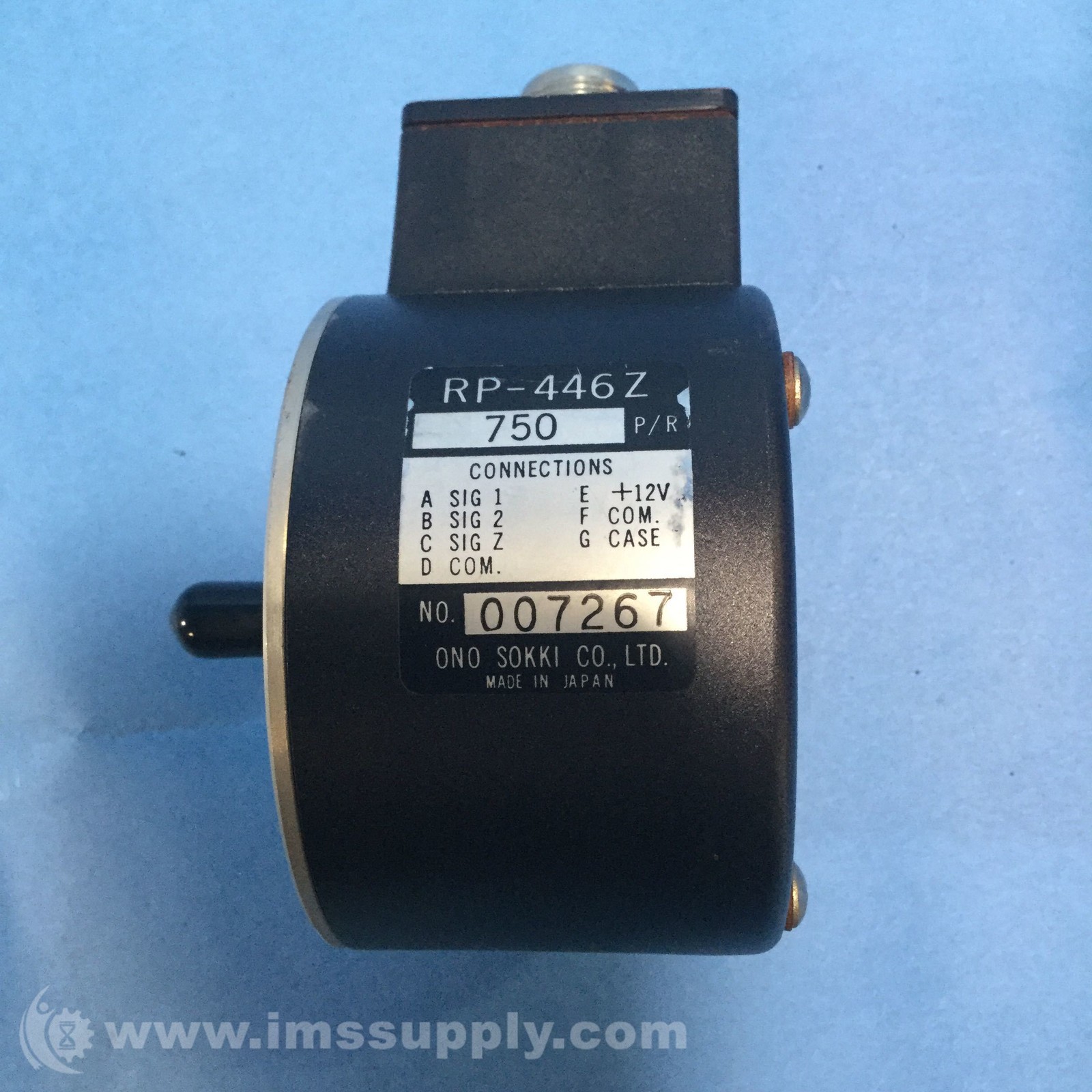Ono Sokki RP-446Z Rotary Encoder FNIP