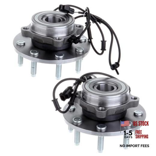 2X 515061 Wheel Bearing Hub Assembly 8-Lug with ABS for Dodge 4WD | Front