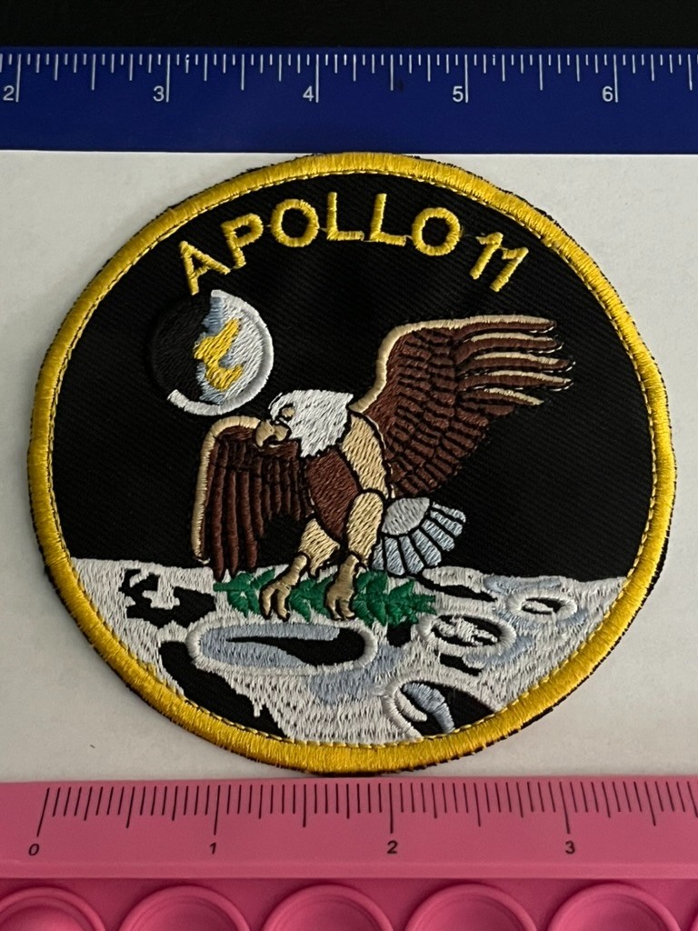 Apollo 11 Astronauts Armstrong Collins Aldrin "The Eagle Has Landed" Patch - New