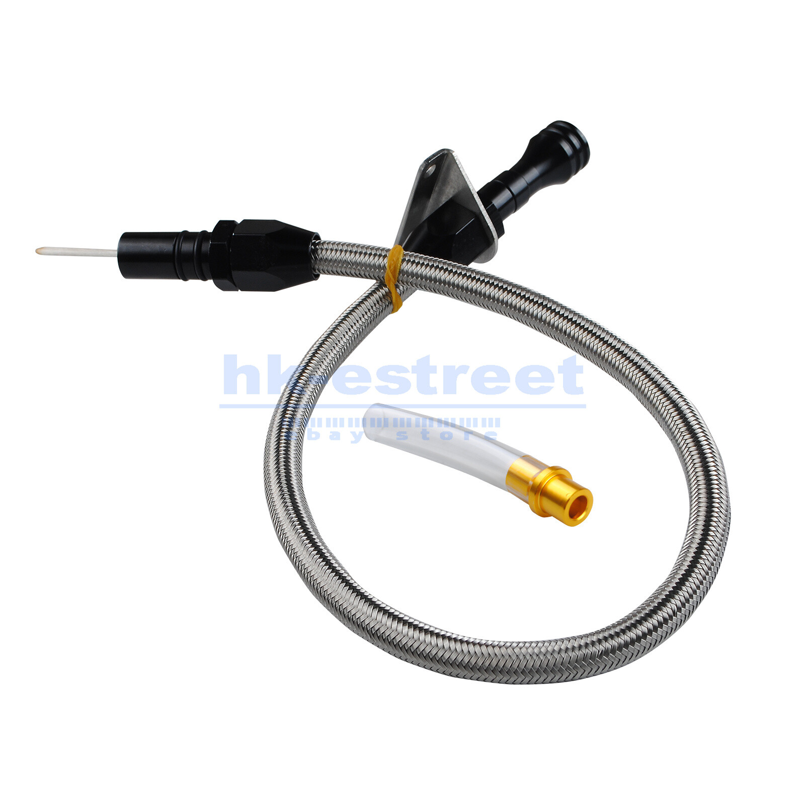 For Ford AOD Flexible Chrome Stainless Steel Transmission Dipstick AODE 4R70W US