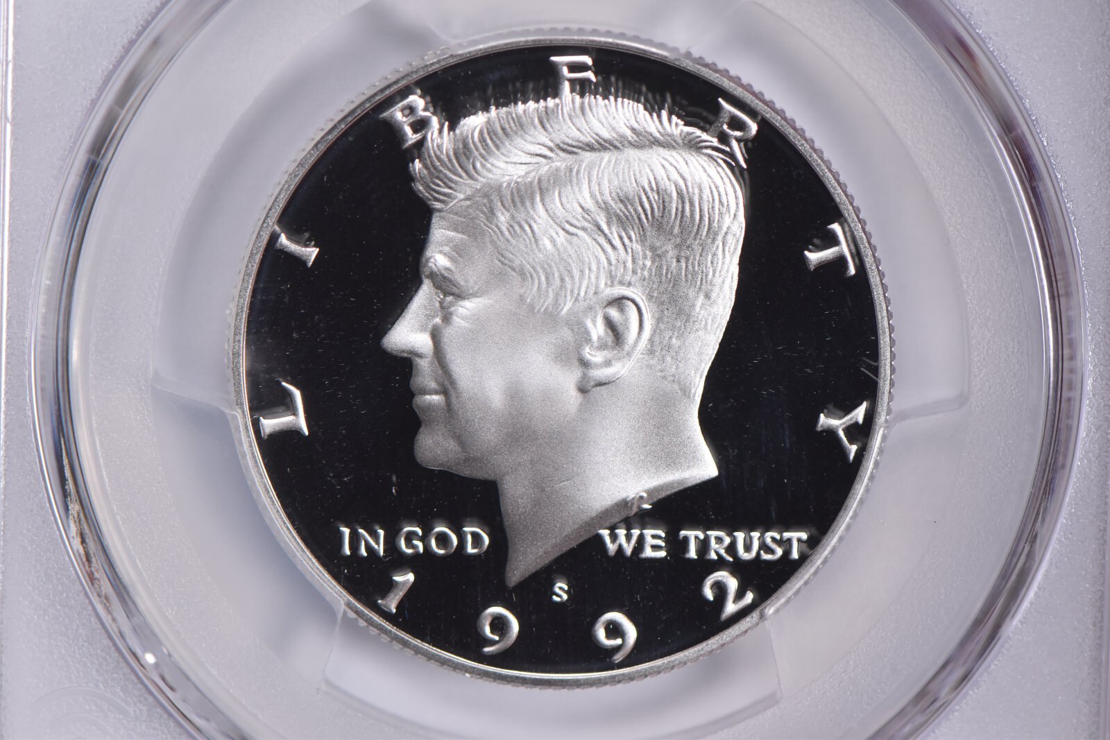PR70 DCAM 1992-S Silver Kennedy Half Dollar PCGS Blue Label