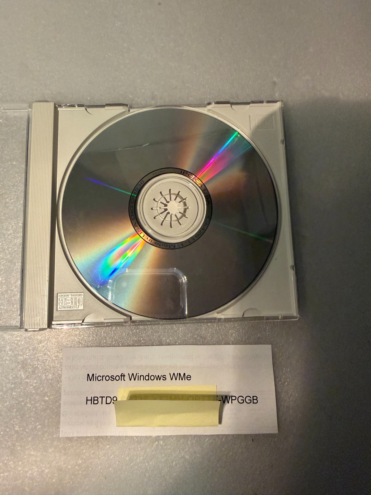 Dell Microsoft Windows WMe Reinstallation CD with Product Key