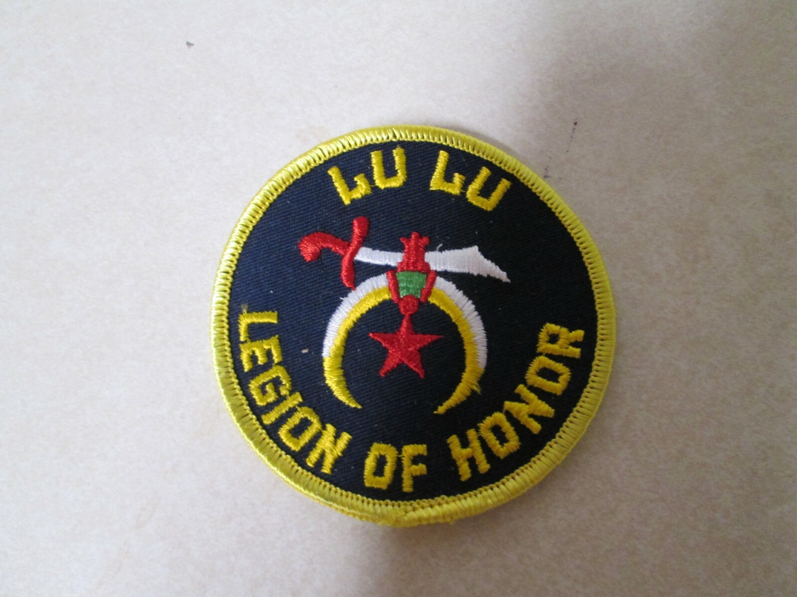 PATCH OLDER SEW ON LU LU LEGION OF HONOR
