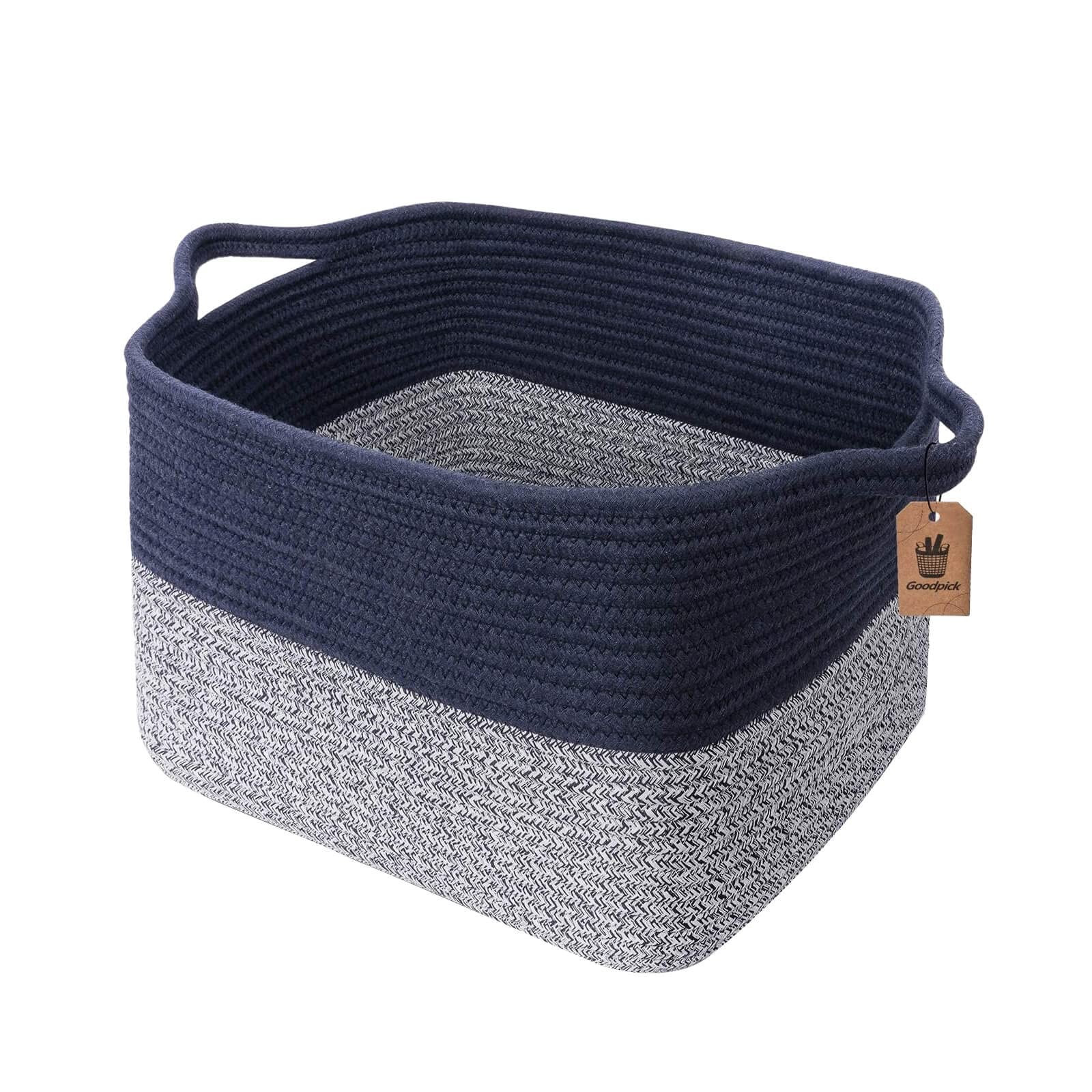 Cube Storage Bins - Shelf Baskets for Towel Book Clothes, Closet Storage Bins...