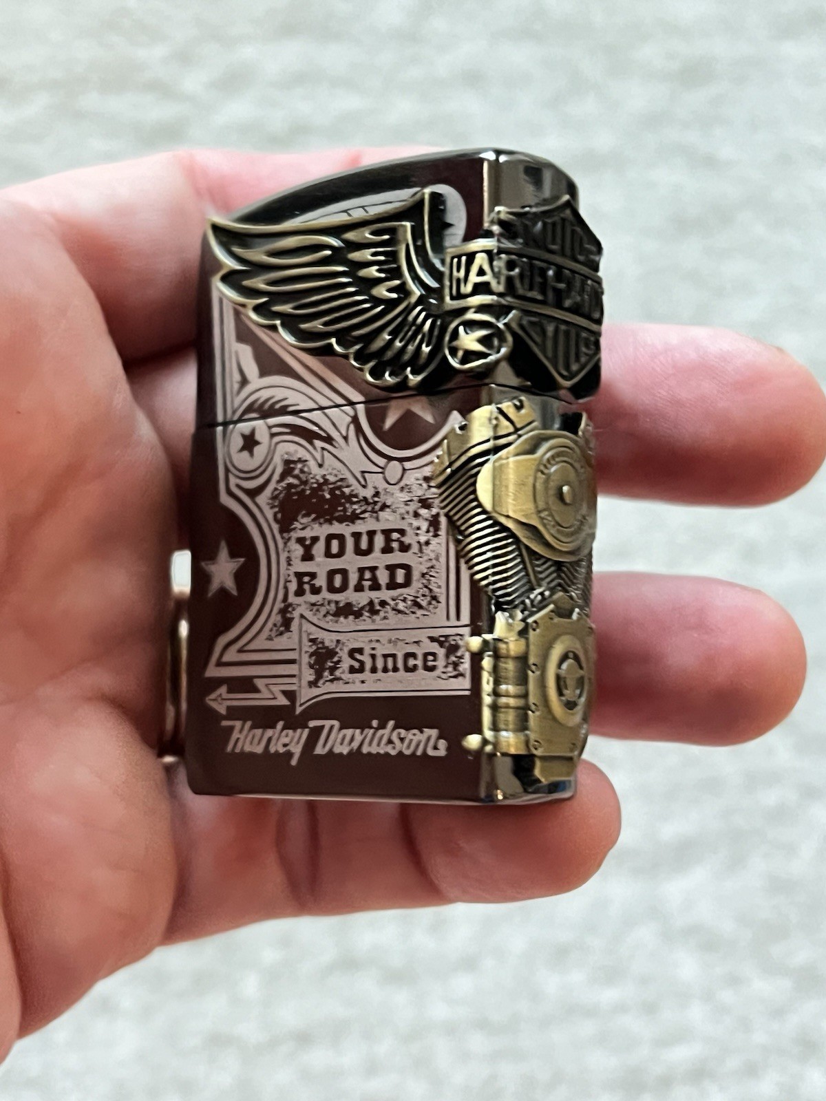 Harley Davidson Brand New Lighter Black Best Gift