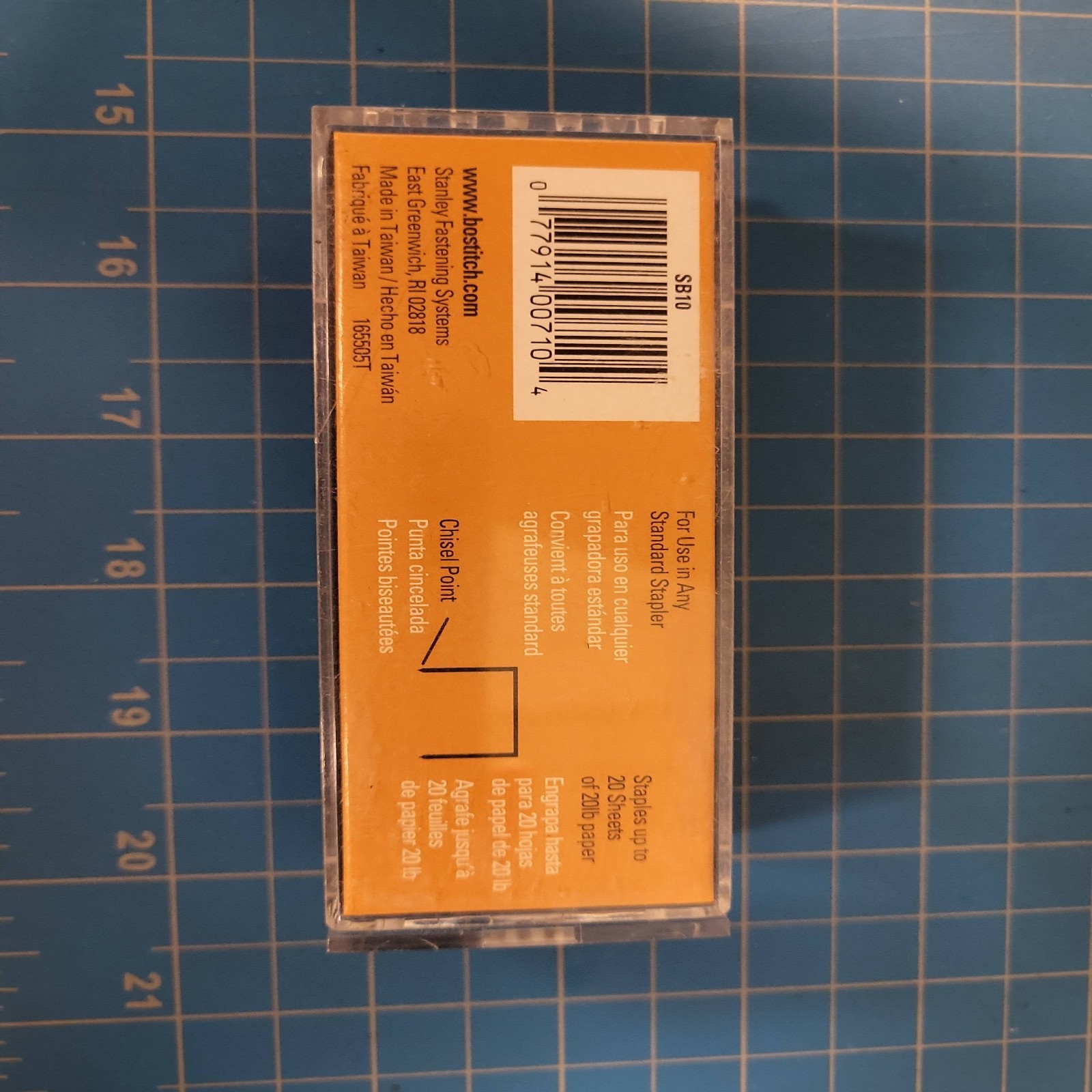 Bostitch SB10 Standard Staples 2-20 Premium 5000 Count Qty Office Supplies