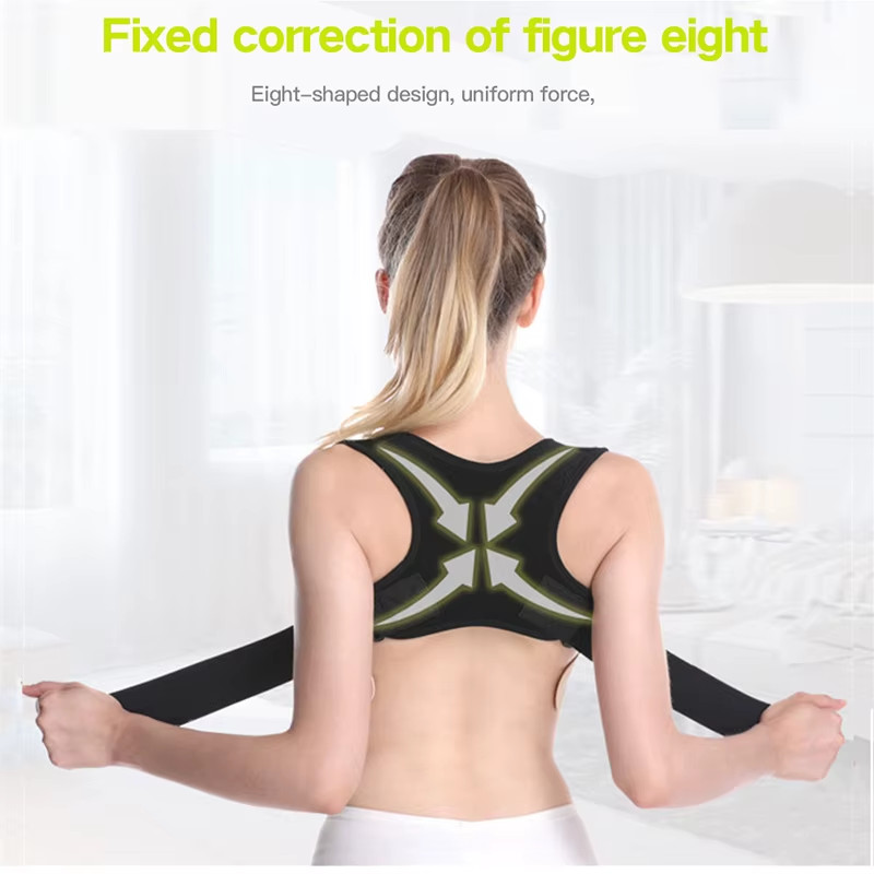 Back Posture Corrector Shoulder Straight Support Brace Belt Therapy Men Women