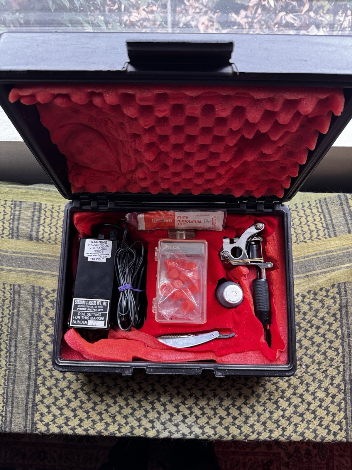 Spaulding & Rogers Animal Marker Tattoo Machine, Complete Kit, 1995