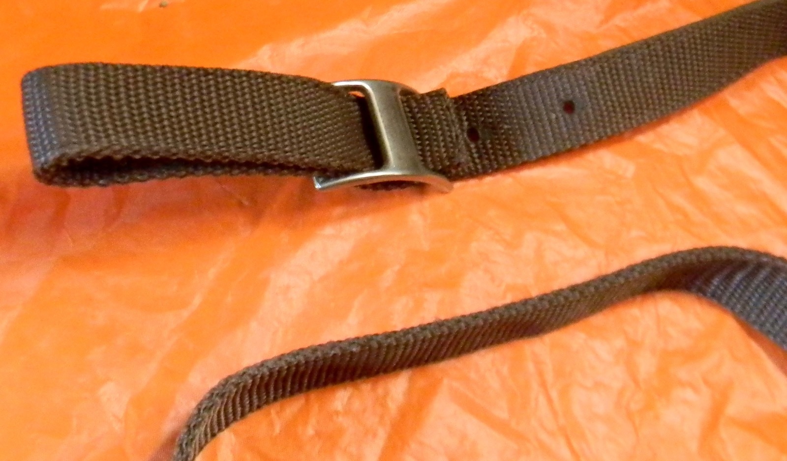 NEW Tex Tan Western Saddle Brown Nylon Web Tie Down 4ft Adjustable 1" Wide