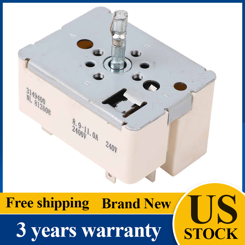 For Whirlpool WP3149400 3148954 AP3095444 PS11740785 Range Infinite switch