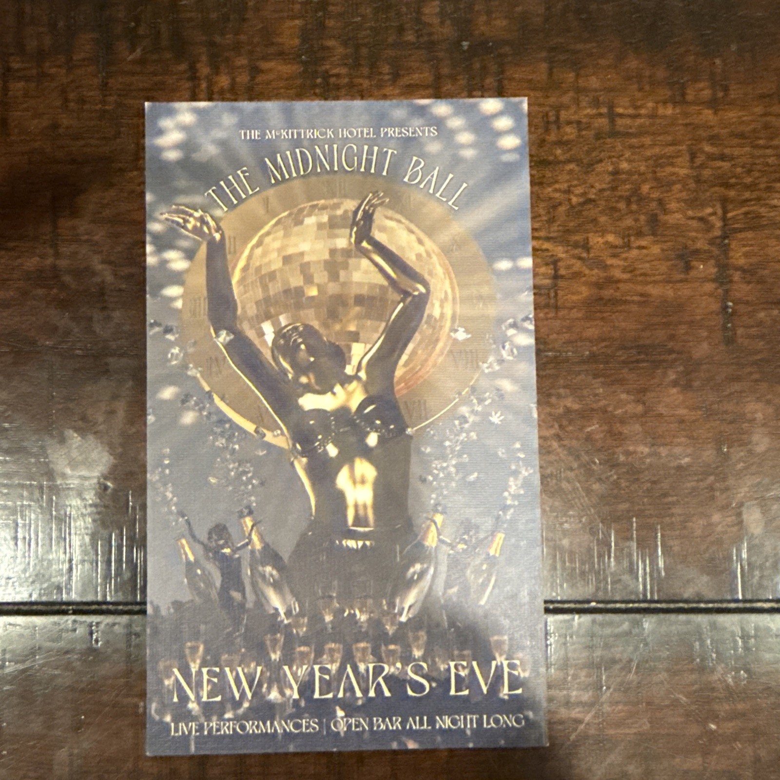 The Midnight Ball NYE Party Postcard Sleep No More McKittrick Hotel