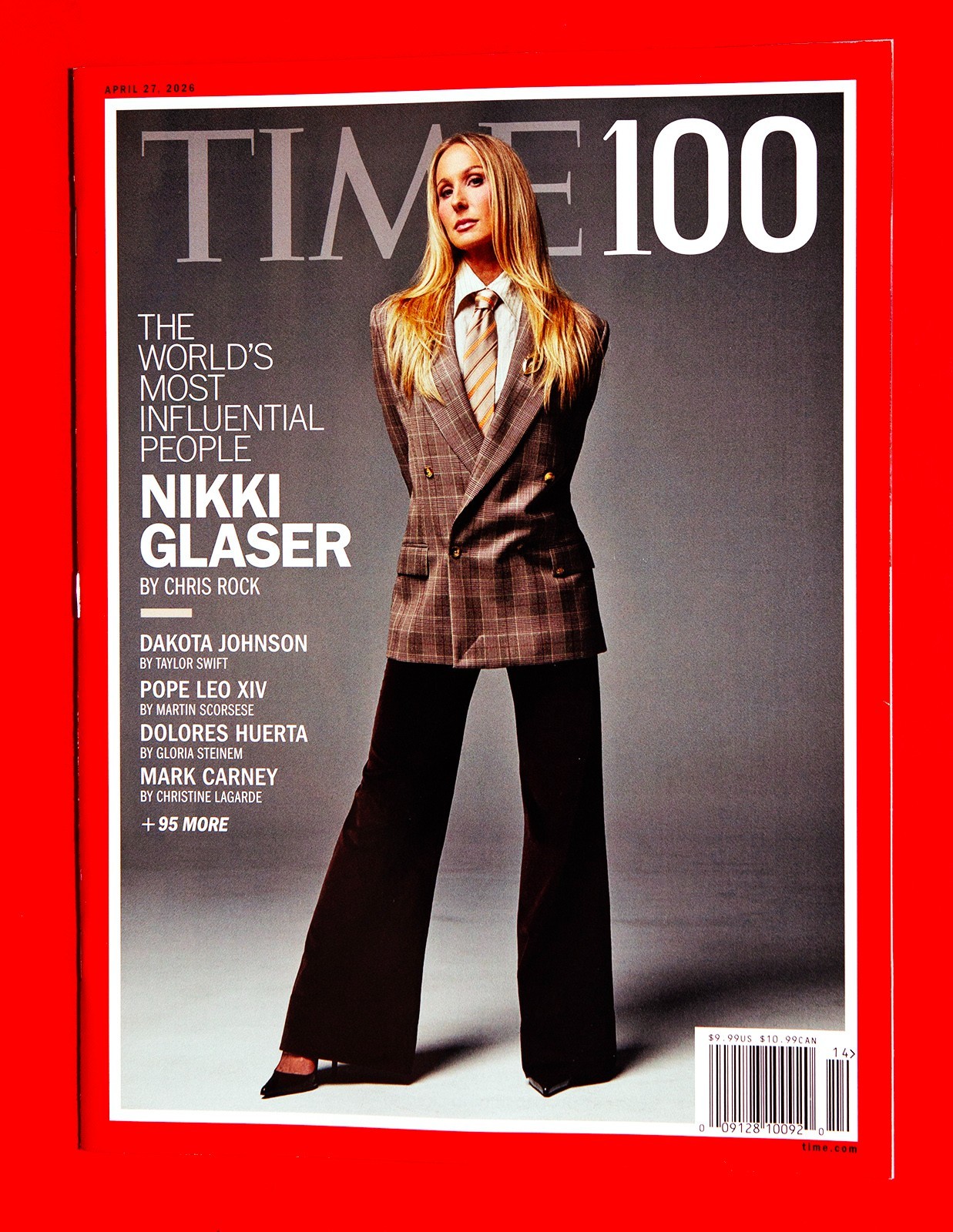 TIME Magazine Comedy Nikki Glaser Stunning World's Influential People April 2026