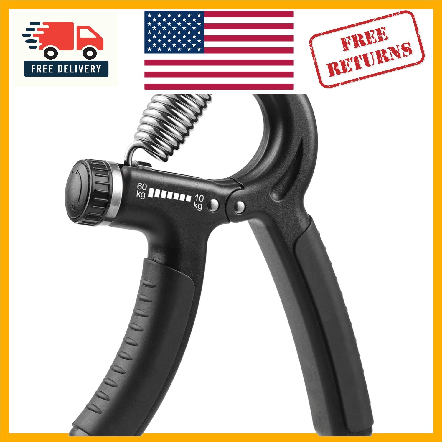 Portable Grip Strength Trainer - Easy to Use Anywhere for Athletes and Musicians