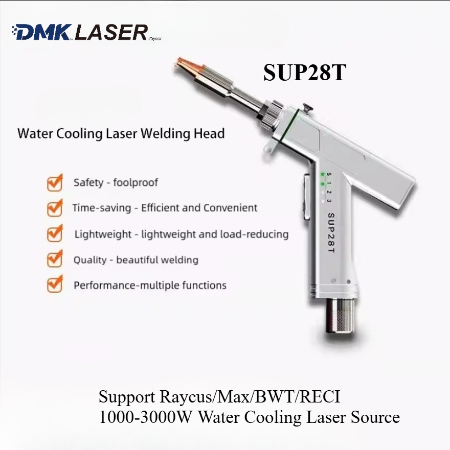 CQWY SUP28T Handheld Laser Welding Head Water Cool 3000W Laser Machine 4-in-1