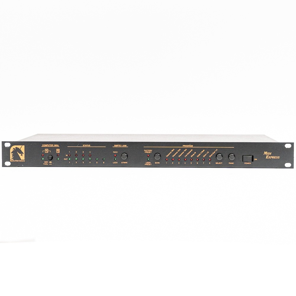 1993 MOTU MIDI Express MIDI Interface 4 In / 6 Out SMPTE Dual Computer Vintage