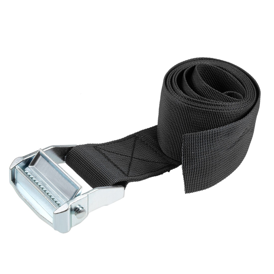 1.5M x 5cm Lashing Strap Cargo Tie Down with Buckle 500Kg Working Load, Black