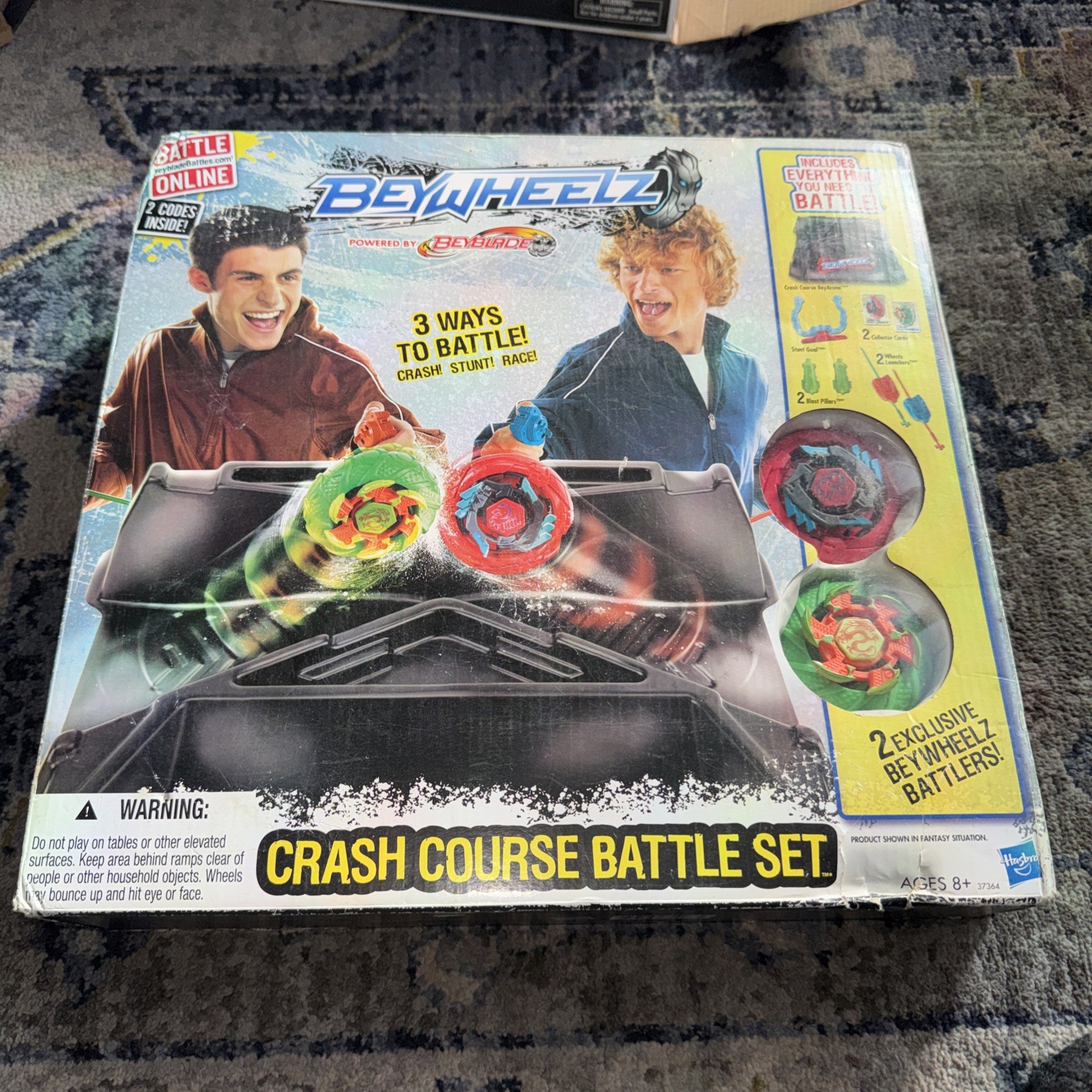 Beywheelz Crash Course Battle Set Top Spinner Game A0511 2012 Hasbro Complete