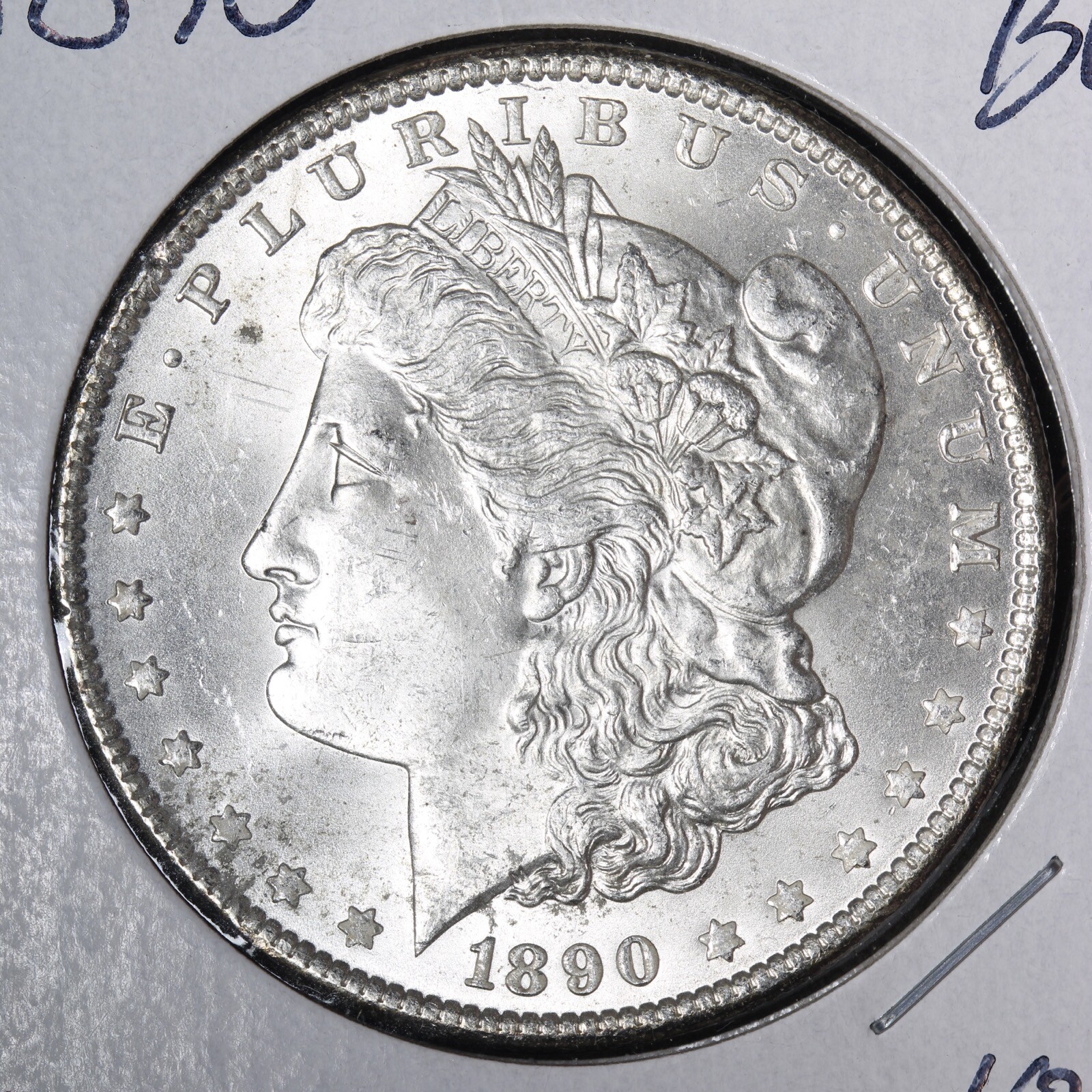 1890 Morgan Silver Dollar BU *UNCIRCULATED* MS E348 SHB