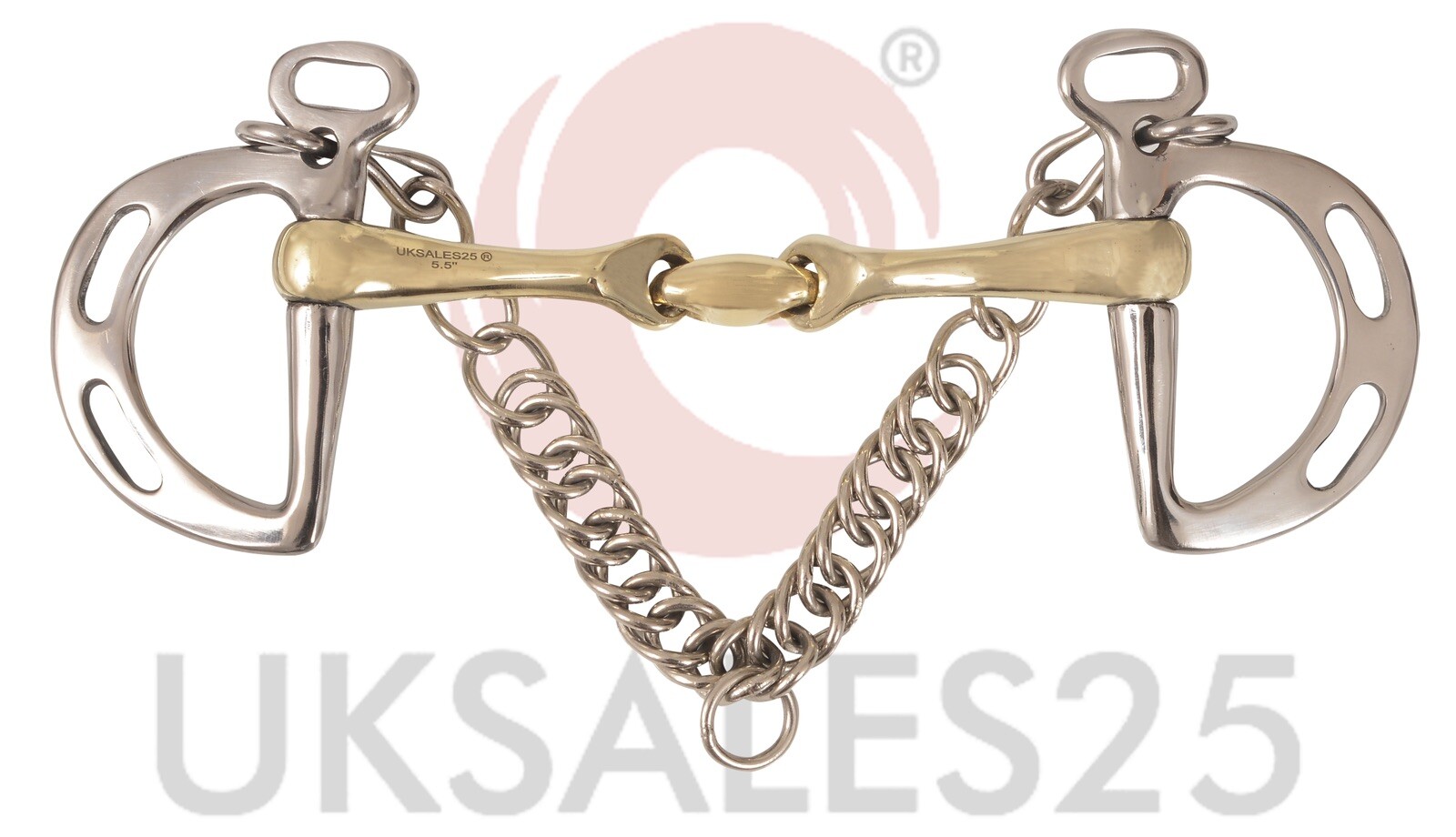 Kimblewick Connecting Angle Double Joined Bit (UKSALES25) Am Same