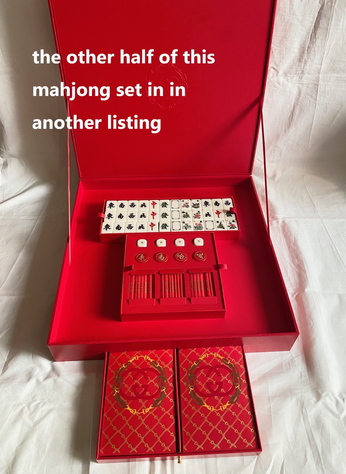 Gucci 2026 Chinese New Year limited mahjong & red packet box set A
