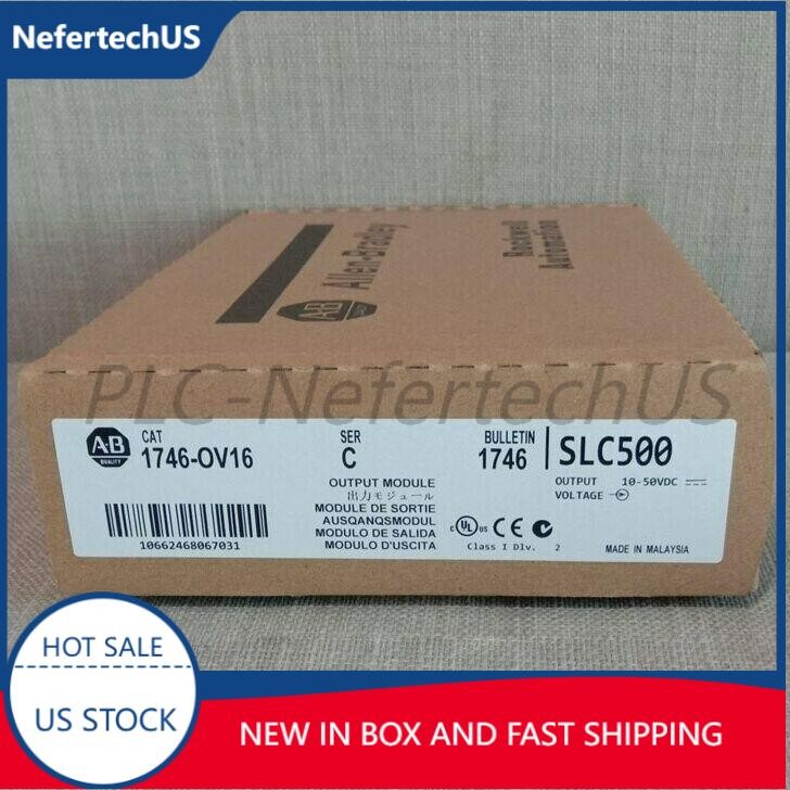 New Sealed 1746-OV16 SLC 500 Output Module Allen Bradley 1746OV16 US Free Tax