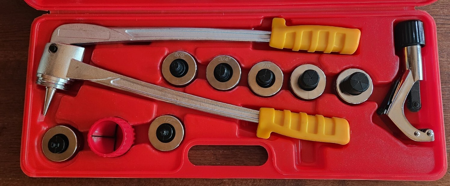 3/8"- 1-1/8" 7 Lever Hydraulic Tubing Expander Tool Swag Kit HVAC Tools Tube NEW