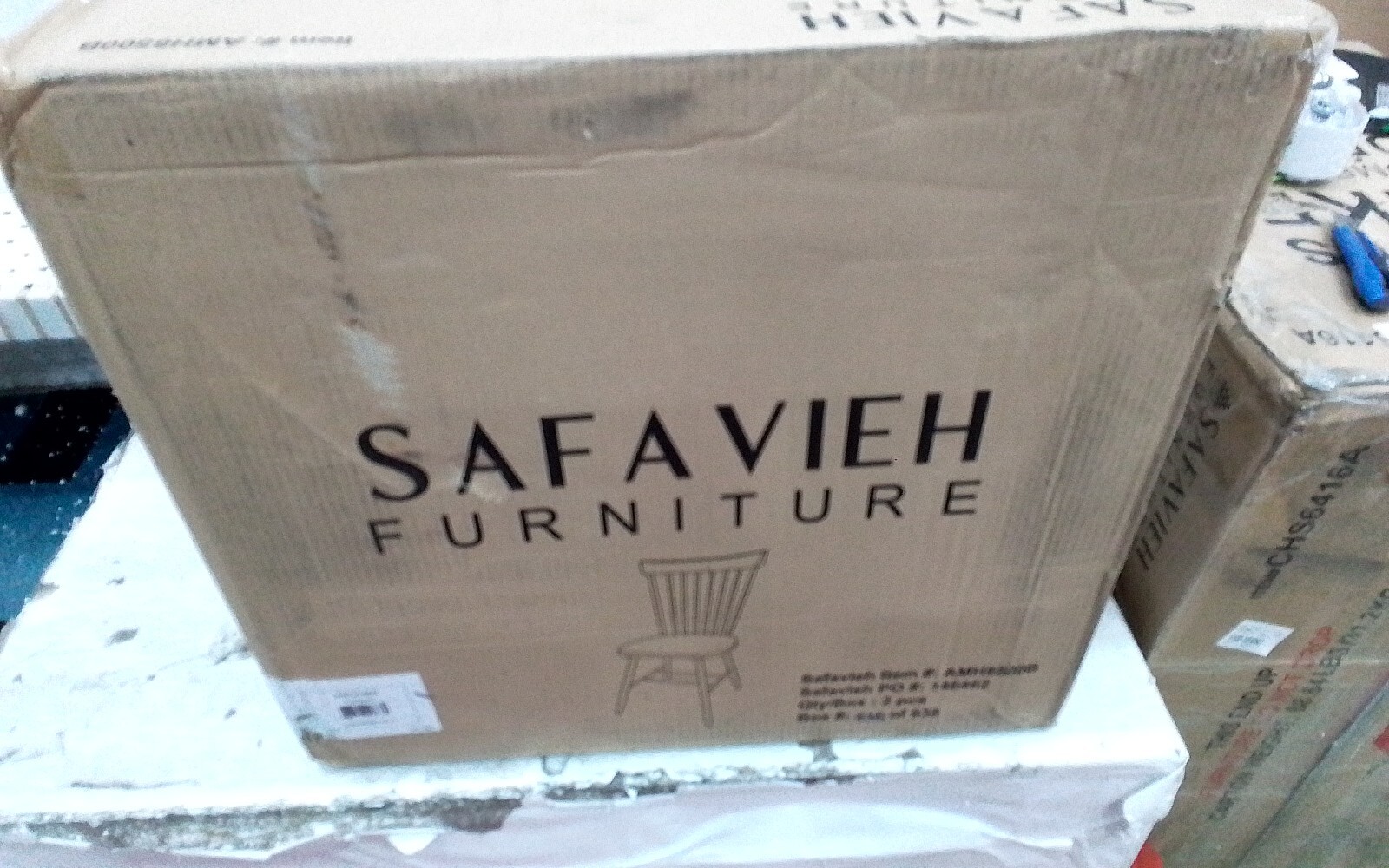 Safavieh PARKER SPINDEL SIDE CHAIR, Reduced Price 2172742758 AMH8500B