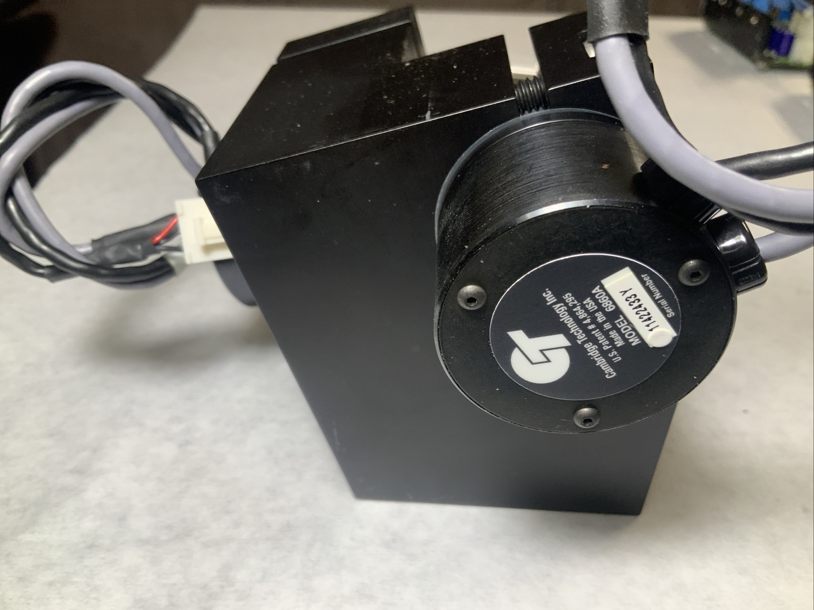 CAMBRIDGE TECHNOLOGY 6860A Two Axis Galvanometer Optical Scanner W/Lens Mirrors