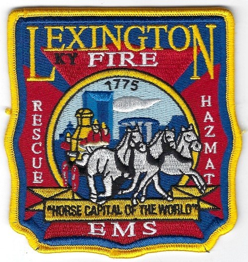 KENTUCKY - Lexington Fire Dept. *New Style* - [ Shoulder Patch ]