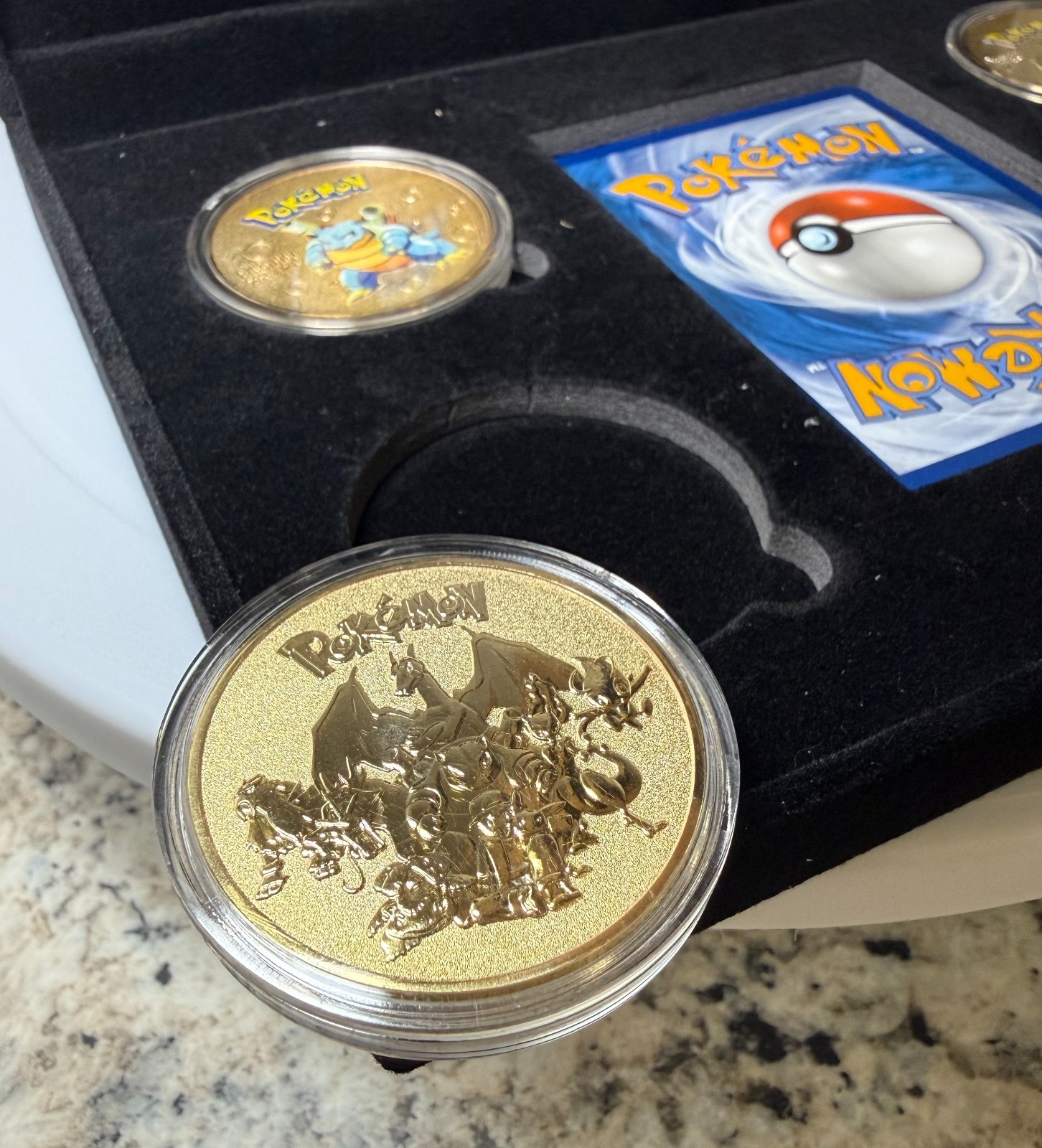 Pokemon Collectible 8pc. Gold Coin Set - 24K Gold-Plated Coins