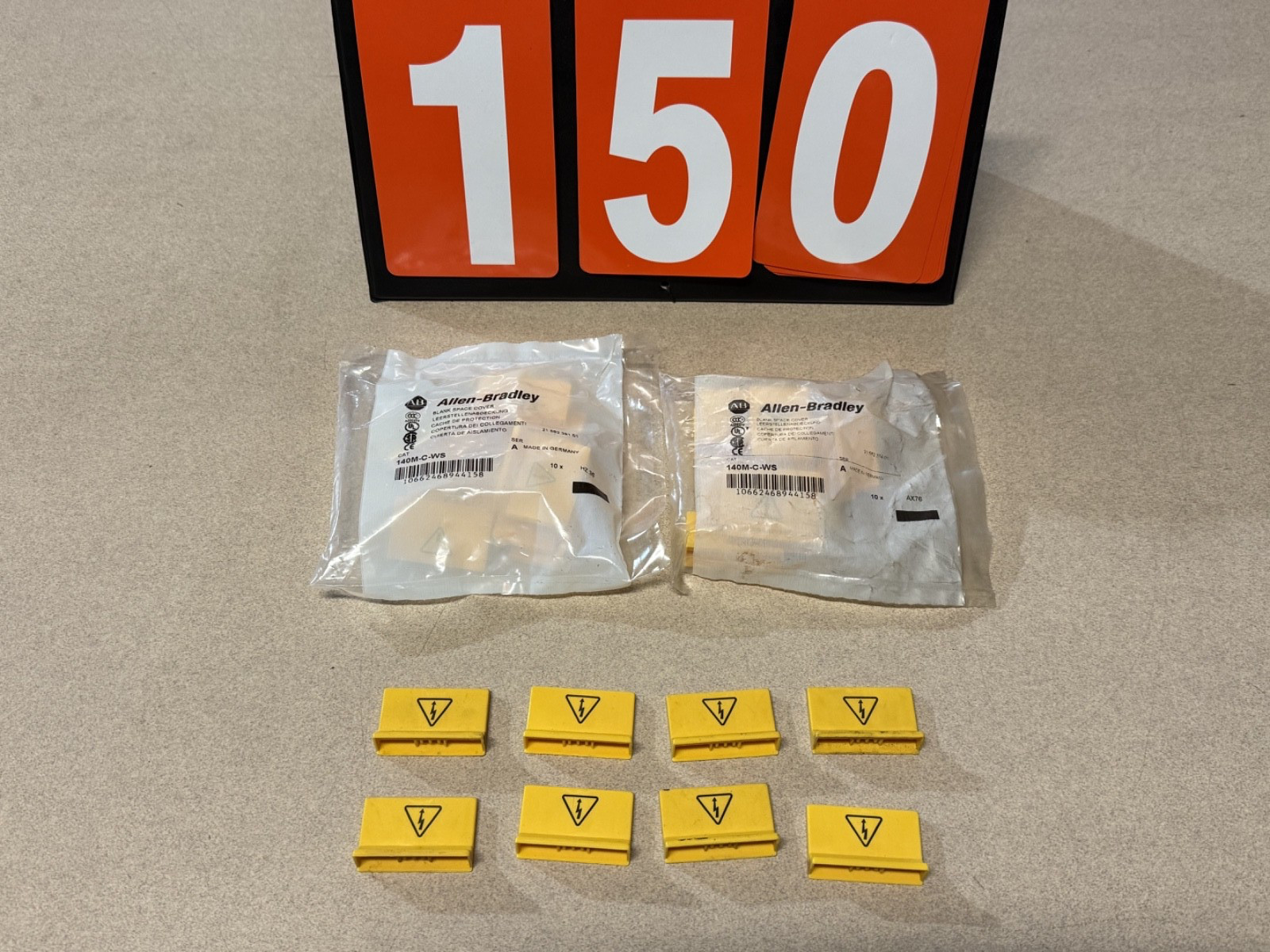 Allen Bradley - 140M-C-WS - Blank Space Cover - (28 IN LOT) - (20 NEW - 8 USED)