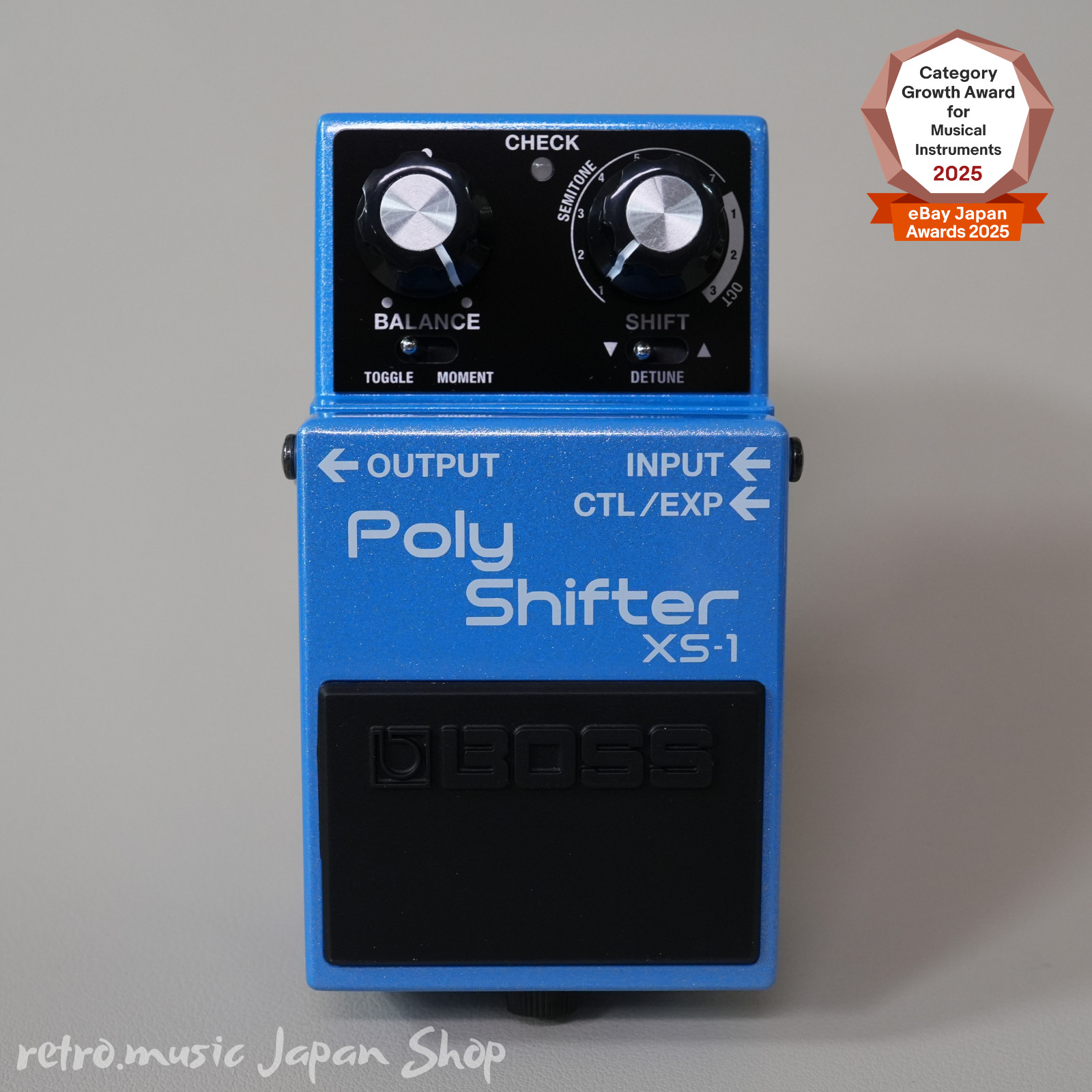 Boss XS-1 Poly Shifter Next-Gen Pitch Shifter Polyphonic Guitar Pedal XS1