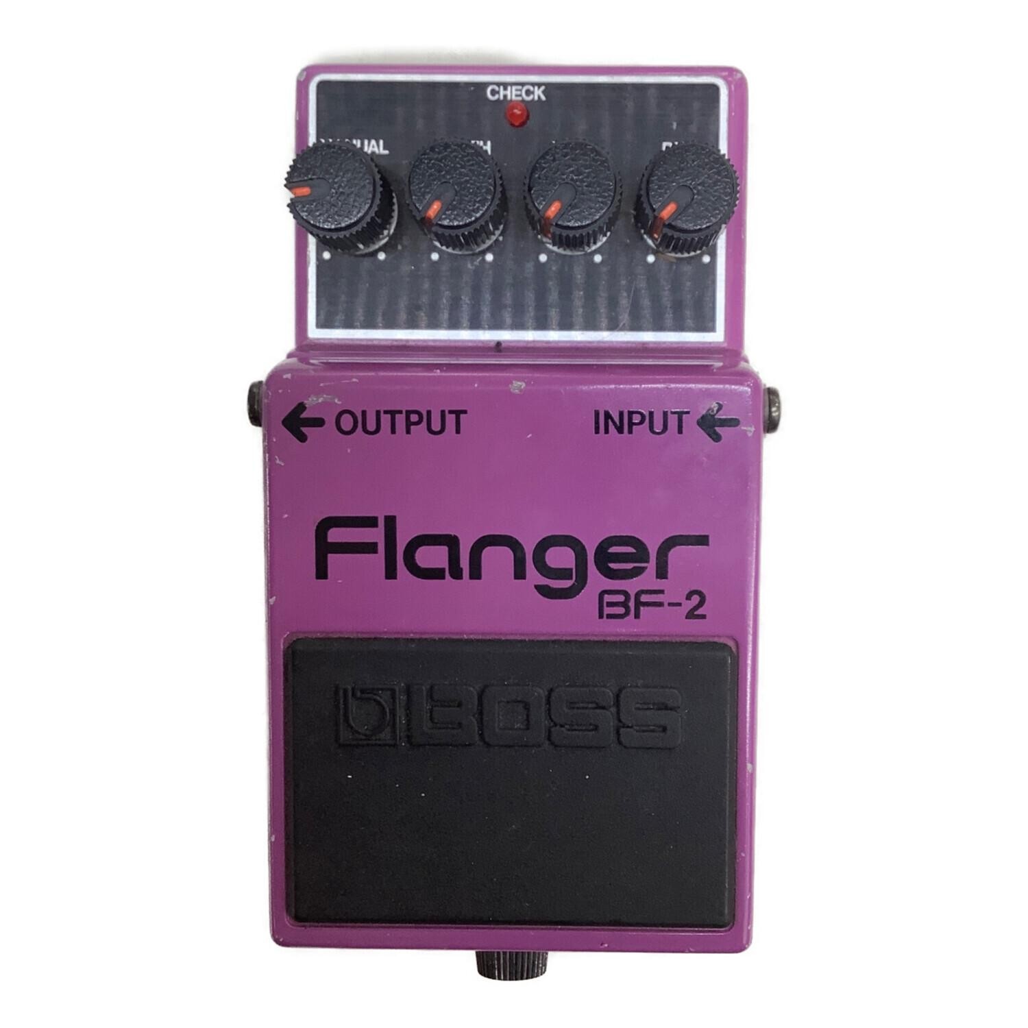 BOSS BF2 Flanger Silver Screw BBD Analog Guitar Effects Pedal Made in Japan