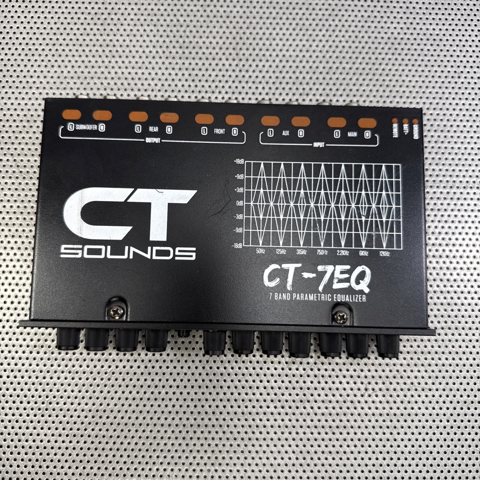 CT Sounds CT-7EQ 7 Band Parametric Car Audio Equalizer