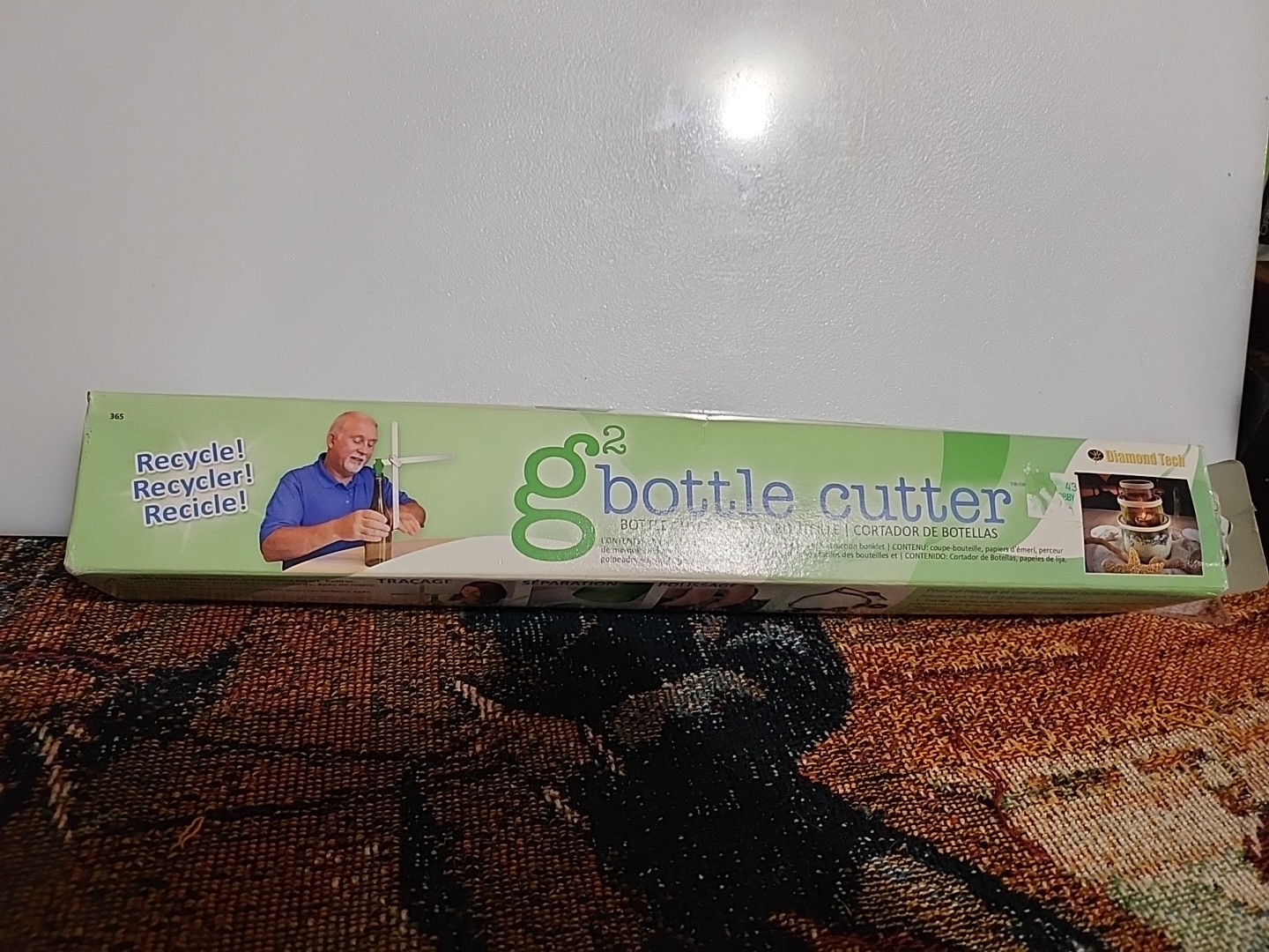 G2 Glass Bottle Cutter Complete Kit Unopened New Inbox Great For Recycling
