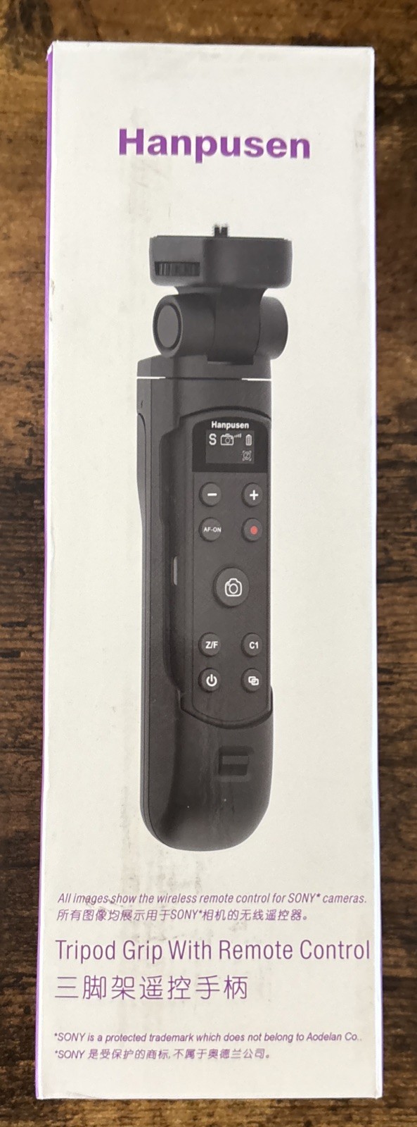 for SONY Camera Tripod Grip with Rechargeable Remote Control Wireless Mount