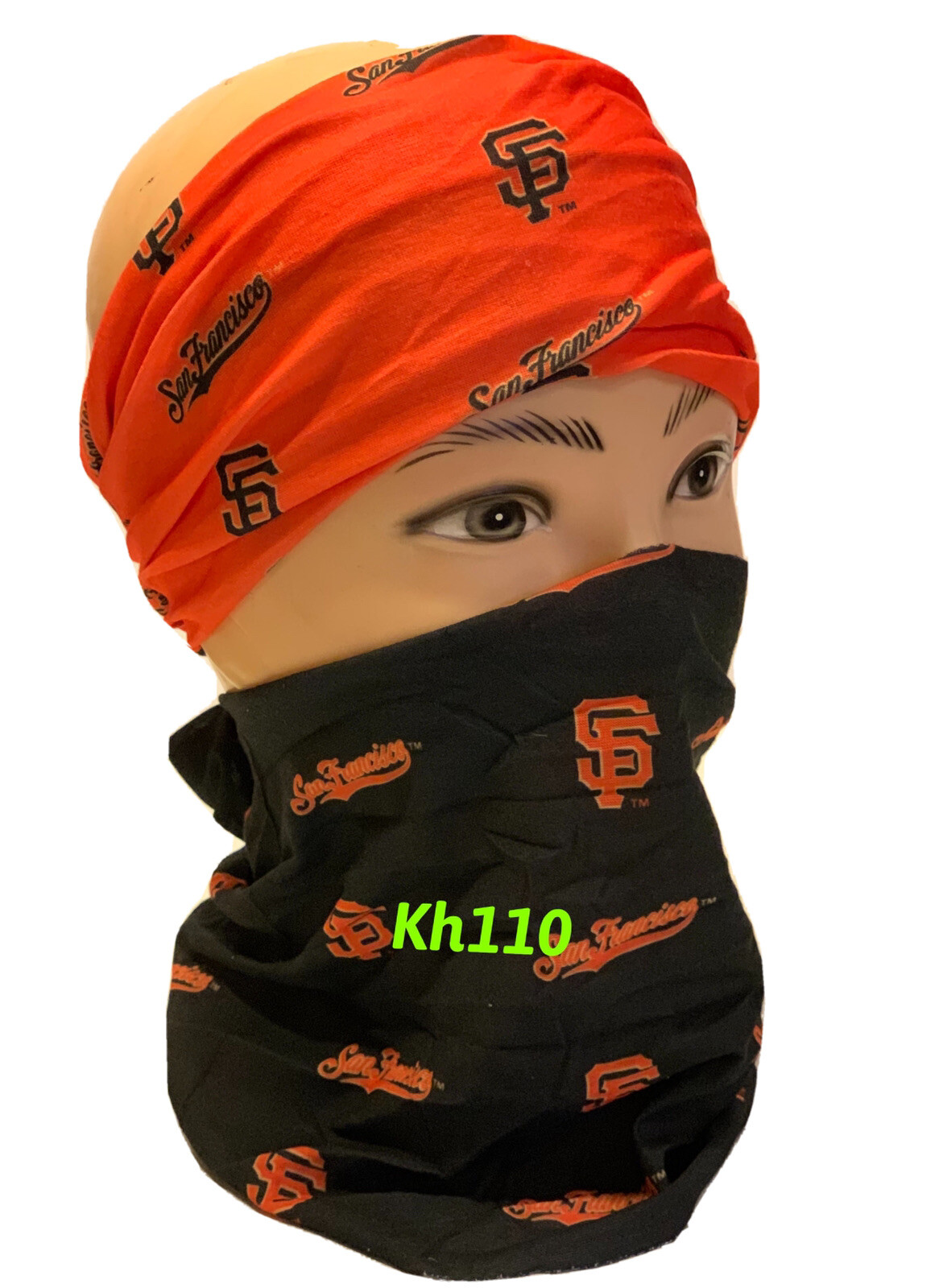 San Francisco Giants MLB Face Mask Bandana Balaclava Headwear Neck Scarf