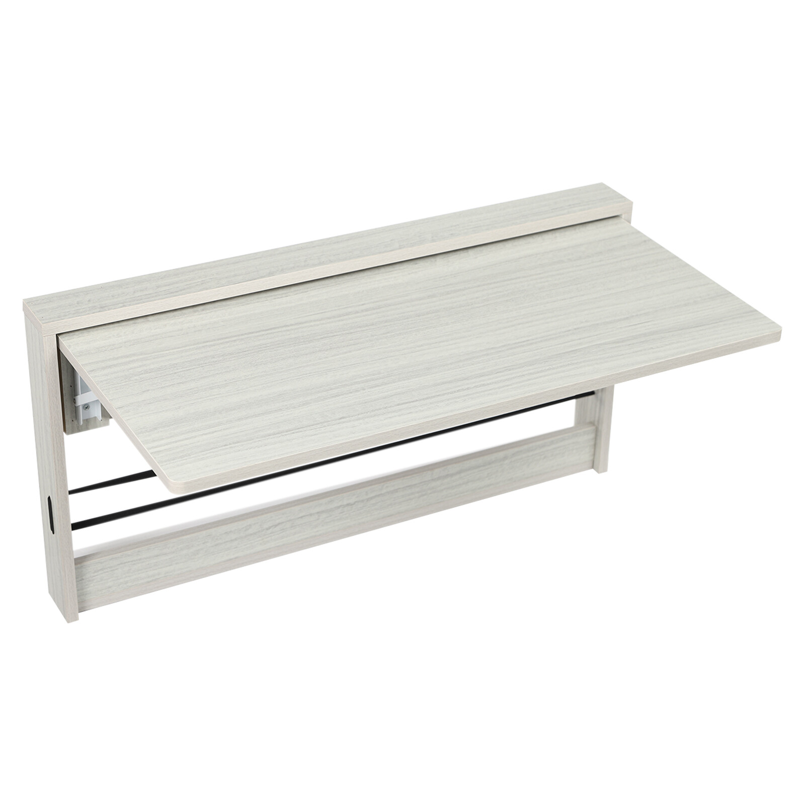 Folding Table Wall Mounted Folding Table Study Table Space Saving 31.5x16.3 in
