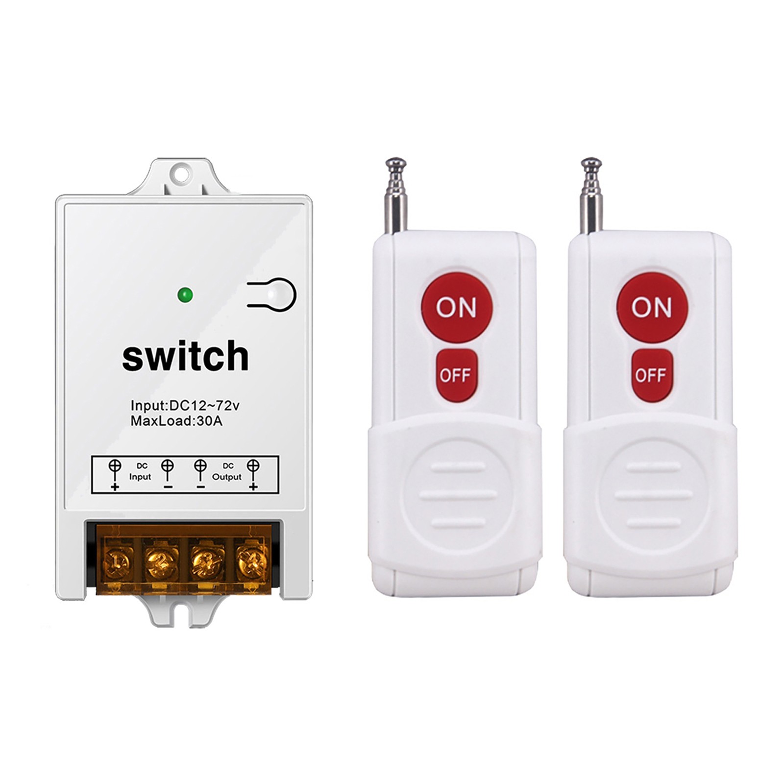 433MHz Remote Control Relay Switch 500m Long Range Wireless Remote Switch