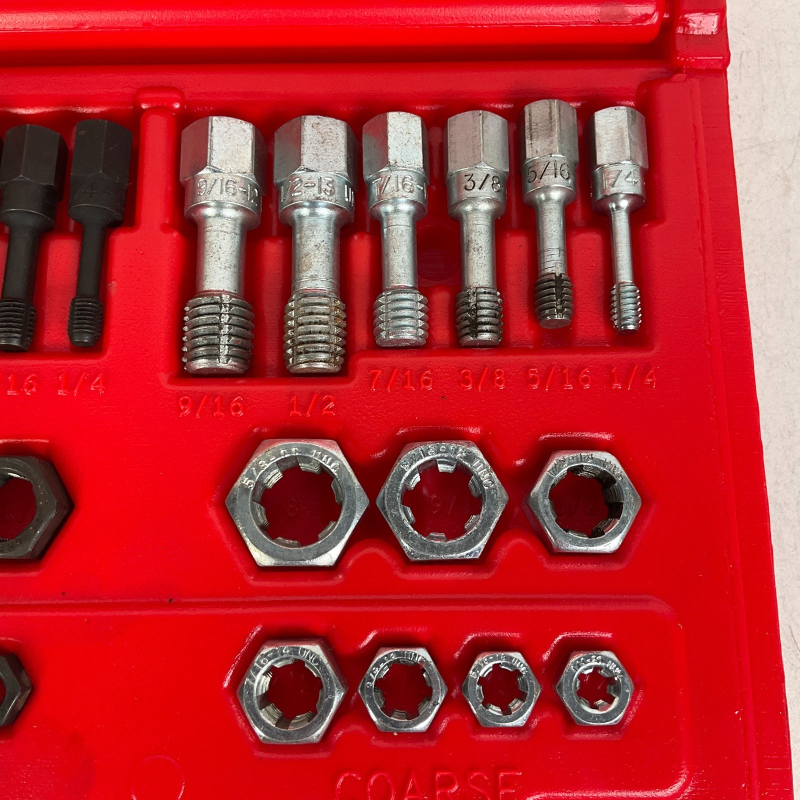 Snap On Tools RTD48 48 Piece Master Rethreading Set Fractional Metric