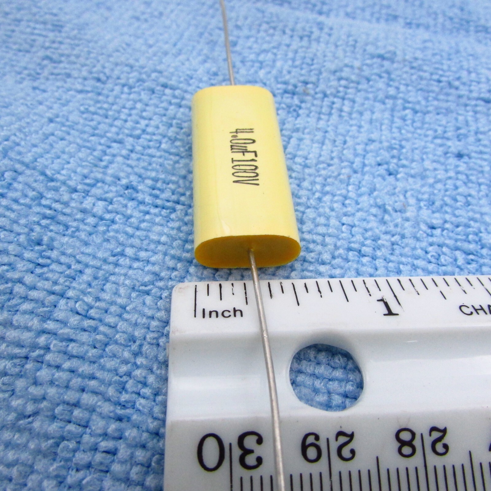 Qty 2 4uF 100V Metalized Polyester Film Speaker Crossover Capacitor