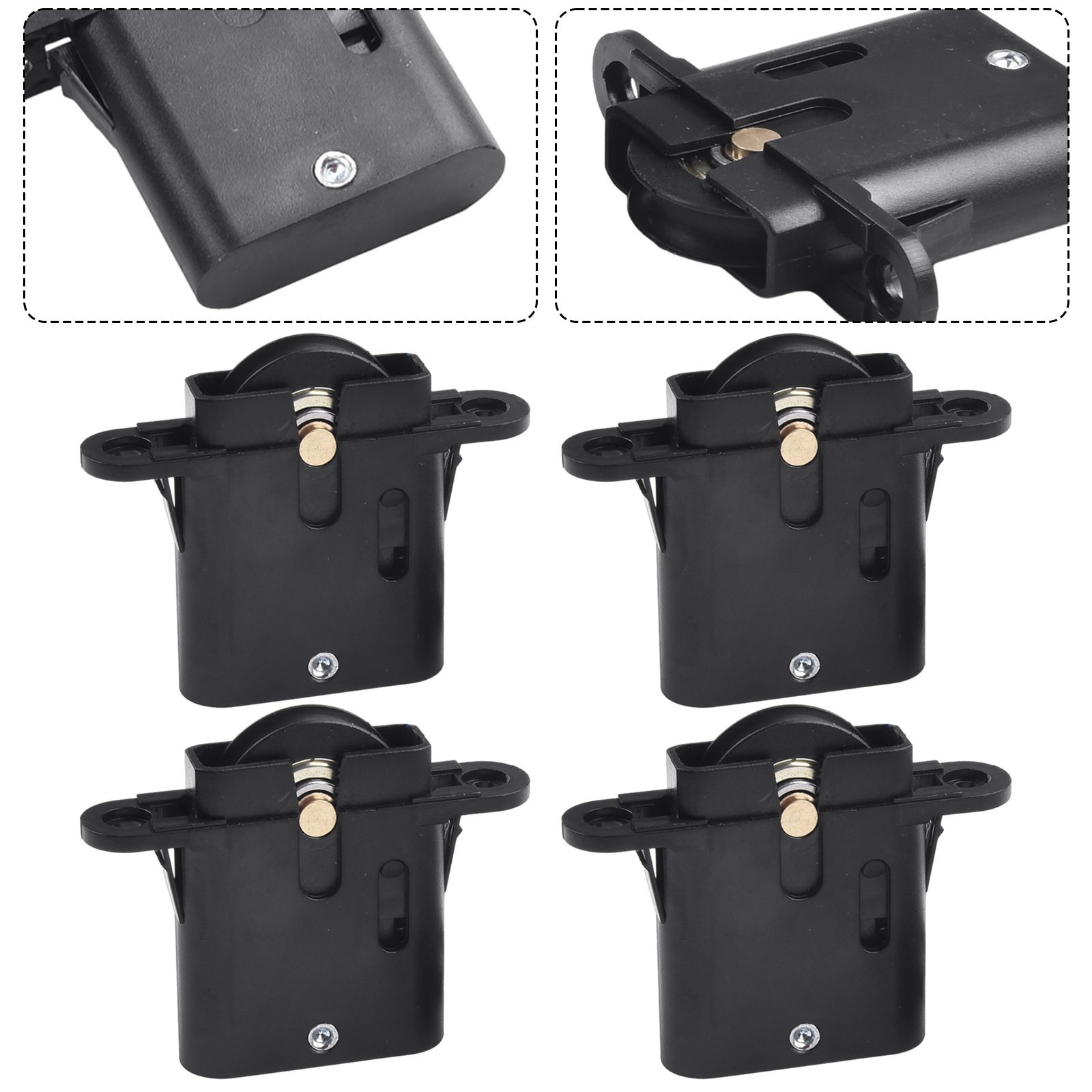 Adjustable Under Load Sliding Door Rollers Wheels 4 Pack Replacement Set